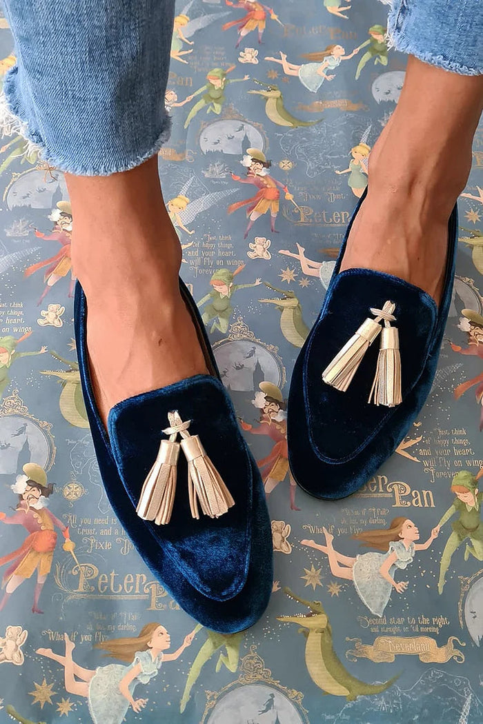 Dam Loafers med Tofsar och Låg Klack för Vardag