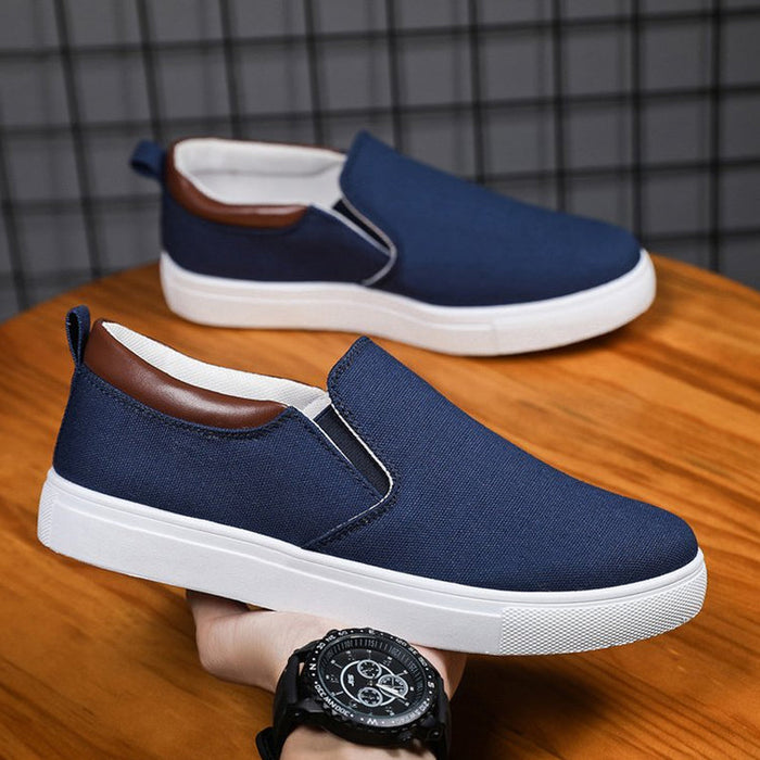 Herr Slip-On Sneakers med Ortopedisk Sula