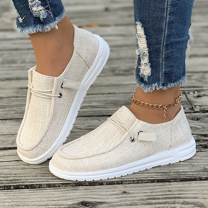 Dam Loafers med Snörning och Vit Sula för Vardag