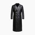 Herrens trenchcoat med lång nederkant