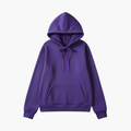 Kvinnors Fitted Hoodie med Justerbar Huva och Ribbad Kant
