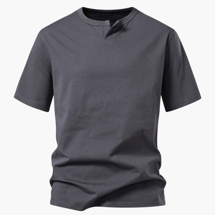 Herrars modernklippt kortärmad T-shirt