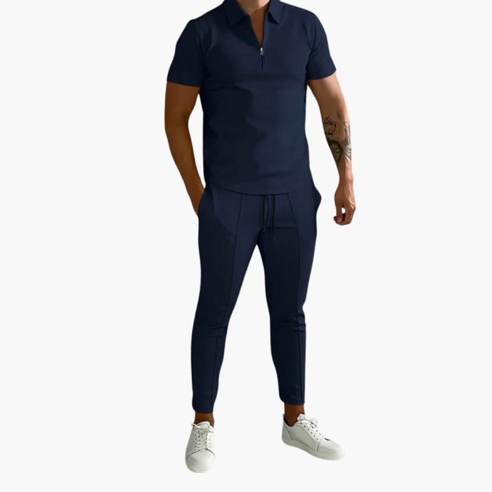 Mans Sweatshirt och Jogger Set – Tvådelad Outfit
