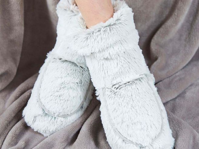 Fluffiga Innetofflor med Slip-On Design för Kyla