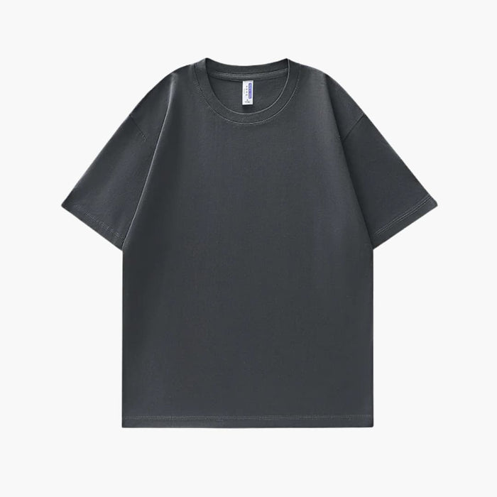 Kvinnors Oversized Crew Neck Kortärmad T-Shirt