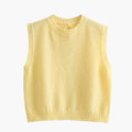 Kvinnors Texturerad Topp med Rund Halsringning